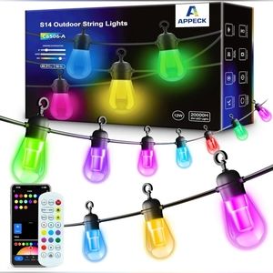 Last Chance to buy, no offers String Lights 50FT, RGBW Smart 54 Scene Modes
